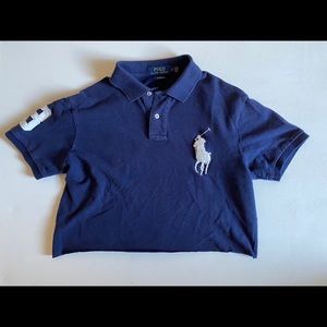 Polo crop tee